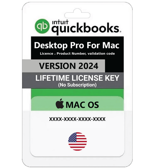 Intuit QuickBooks Desktop Pro 2024 Mac One-Time Purchase