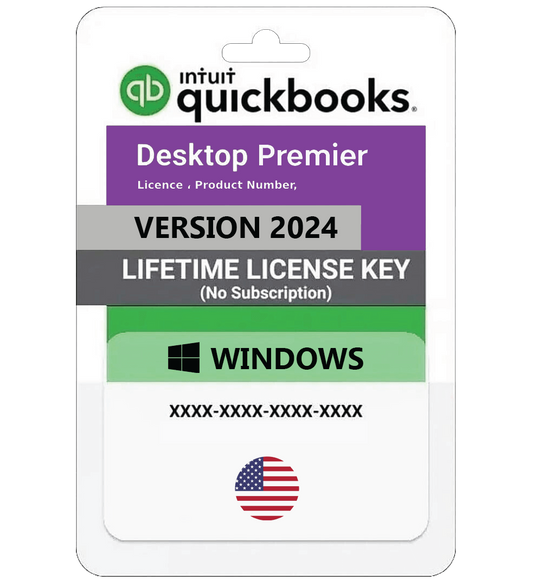 Intuit QuickBooks Desktop Premier 2024 One-Time Purchase
