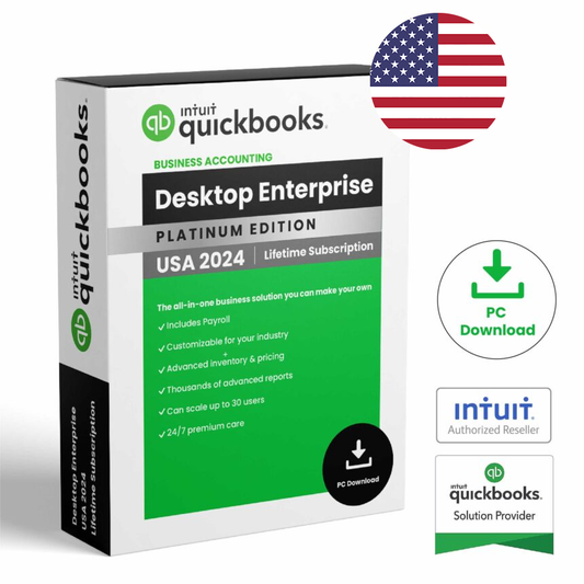 QuickBooks Desktop Enterprise 2024 Lifetime License